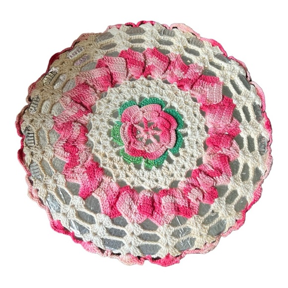 Vintage Hand Crocheted‎ Hot Pad - Picture 1 of 3